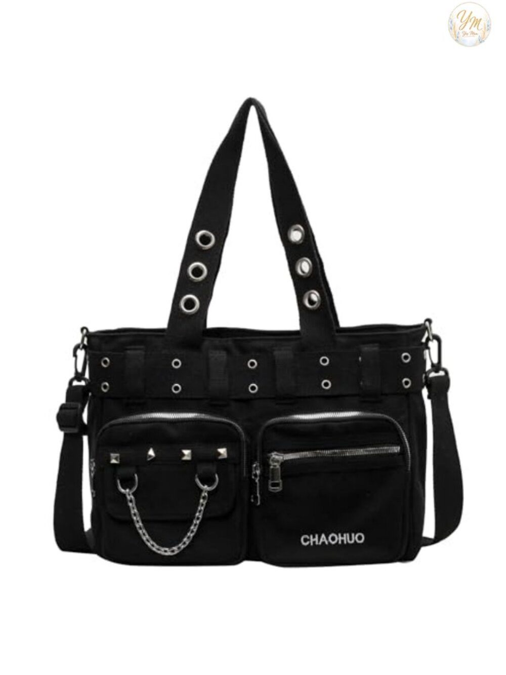 Canvas Steampunk Goth Messenger Bag Punk Gothic Shoulder Bag